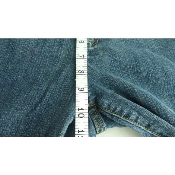 Michael Kors Women's Bootcut Jeans Size 16 Rivet Trim Fold Pocket Denim - Picture 7 of 9